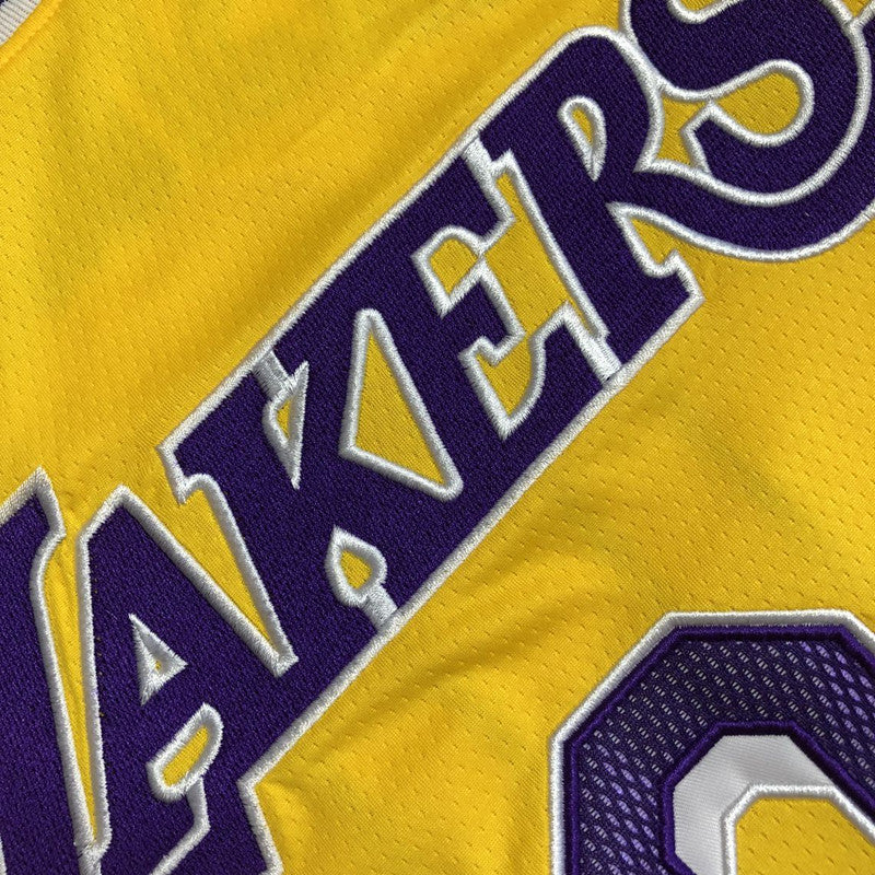 Men’s Los Angeles Lakers #0 Russell Westbrook Jersey Yellow