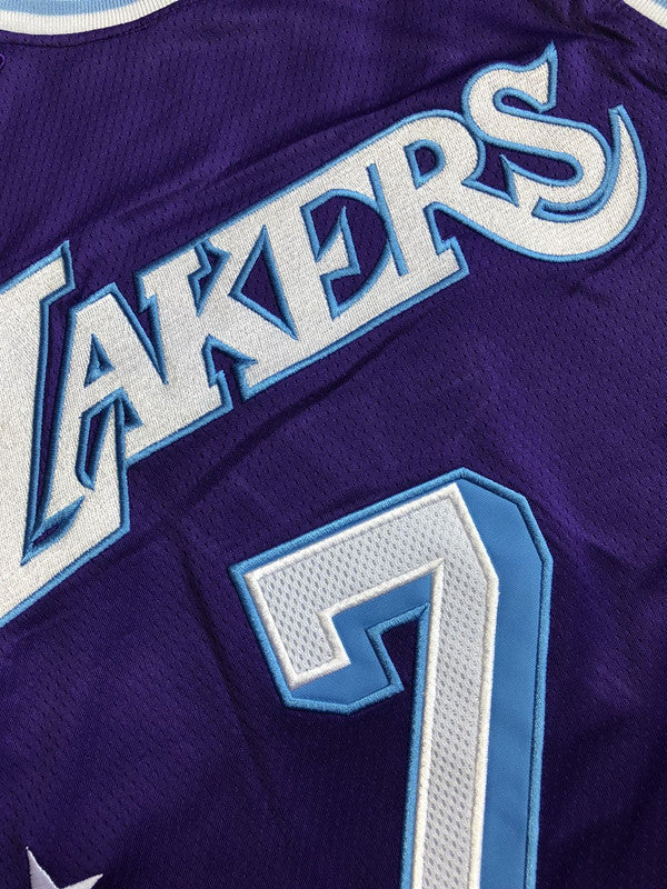 Men’s Los Angeles Lakers 75th anniversary #7 Anthony Jersey