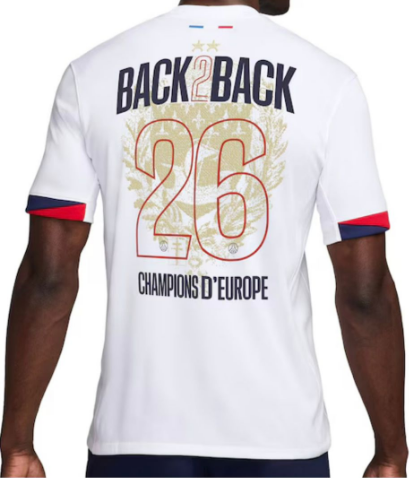 Men’s France Back-2-Back Champions Fan Edition Soccer Jersey