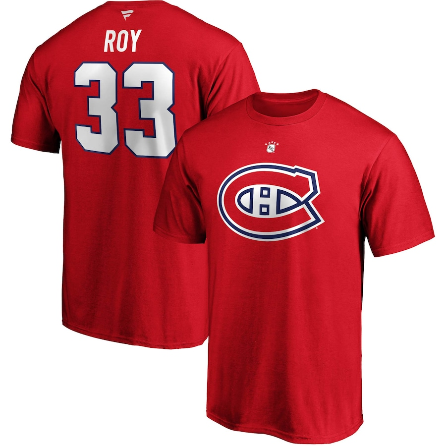 Men’s Montreal Canadiens #33 ROY printed T-shirt
