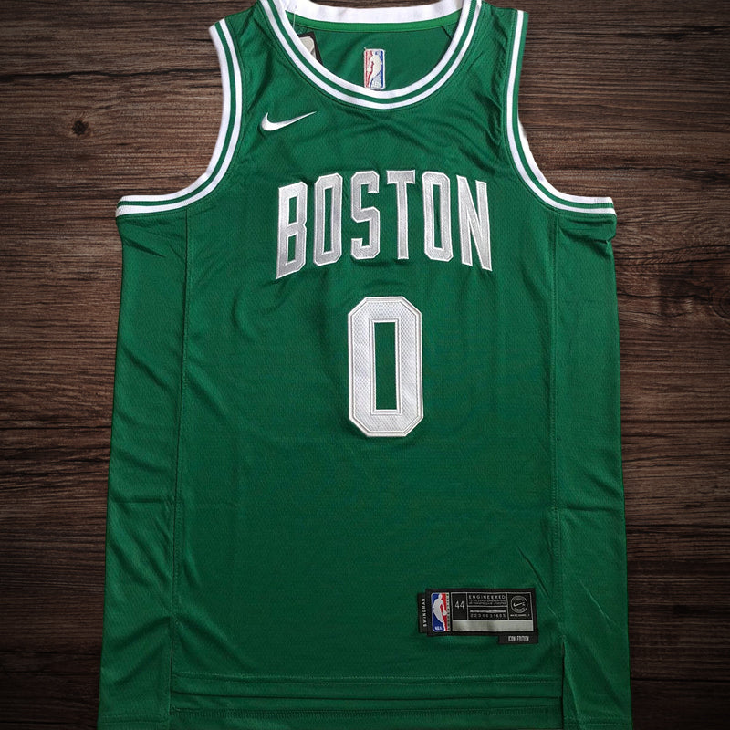 Men’s Boston Celtics #0 Tatum Green Jersey