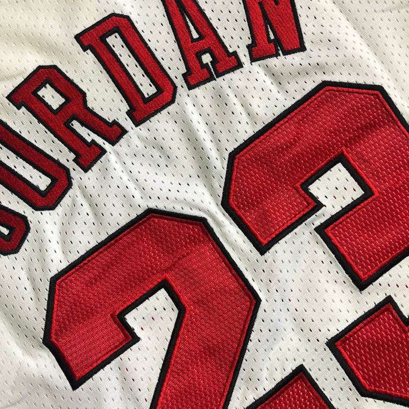 Men’s Chicago Bulls 1997-98 #23 Michael Jordan Jersey White