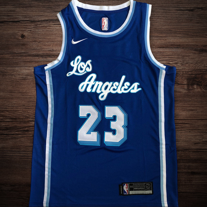 Men’s Los Angeles Lakers #23 Lebron James City Edition Jersey