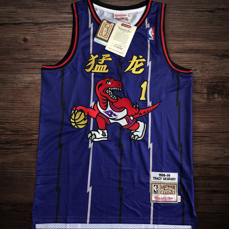 Men’s Toronto Raptors 1998-99 #1 Tracy McGrady Jersey