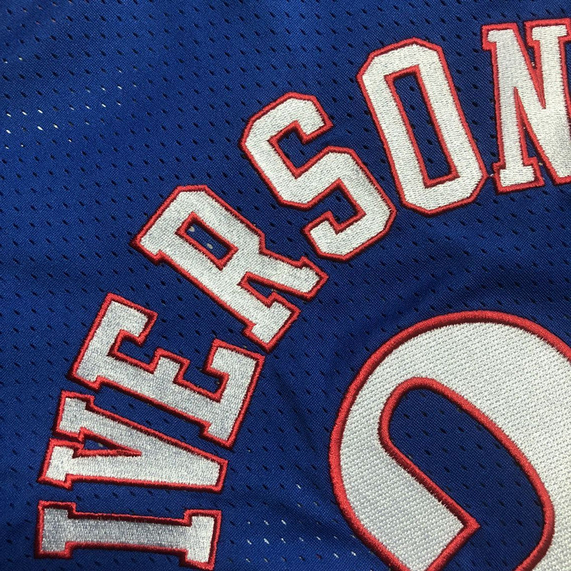 Men’s Philadelphia 76ers #3 IVERSON Short Sleeve Jersey