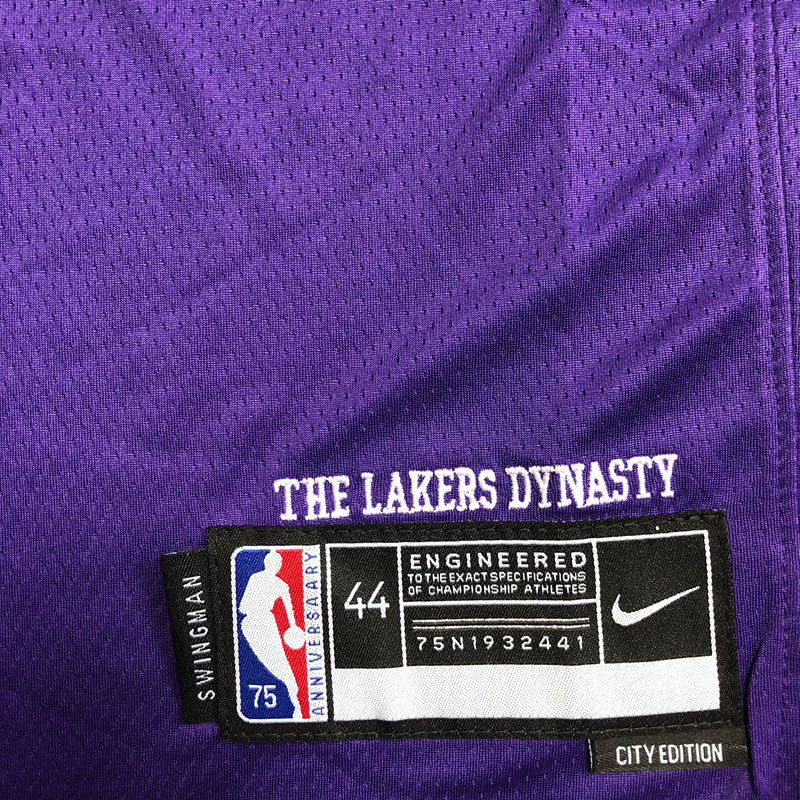 Men’s Los Angeles Lakers 75th anniversary #0 Westbrook Jersey