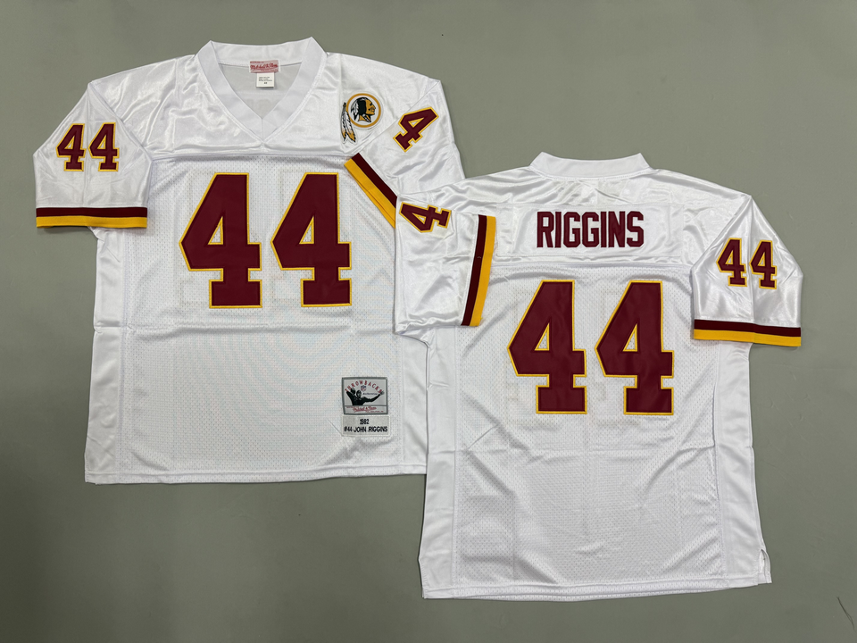 Mens Washington Commanders Retired Player #44 John Riggins Throwback Jersey
