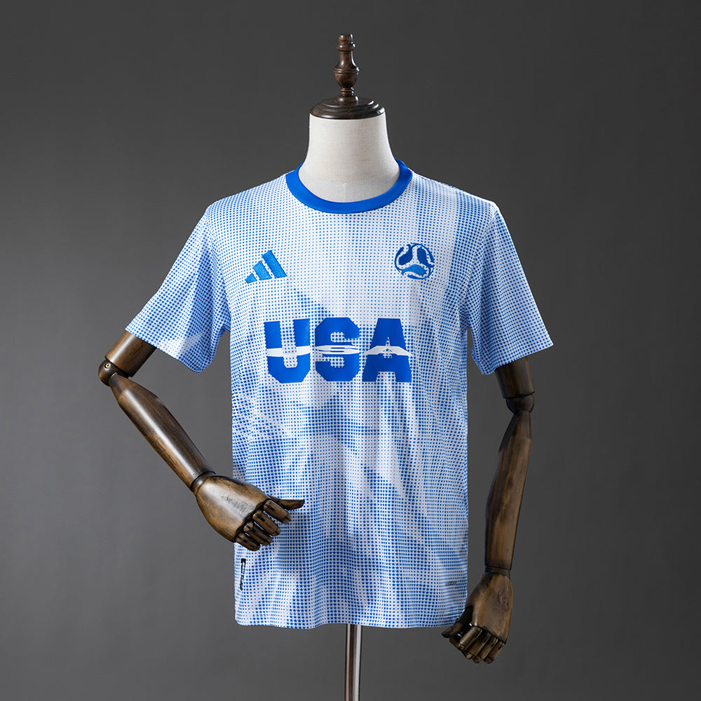 Men’s 2026 United States National Team Blue Football Jersey Fan Edition S-4XL