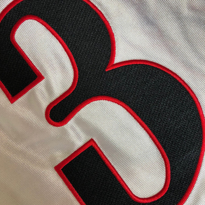 Men’s Sixers 2001 All star #3 Iverson white jersey