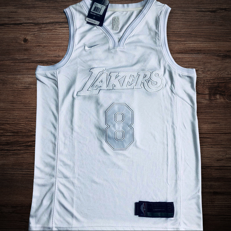 Men’s Los Angeles Lakers #8 Kobe Bryant Jersey in White