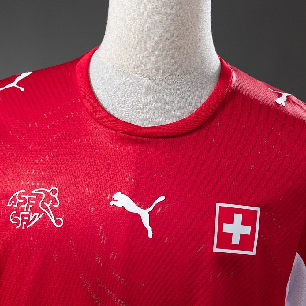 Men’s Switzerland 2026 Home Fan Version Jersey S-4XL