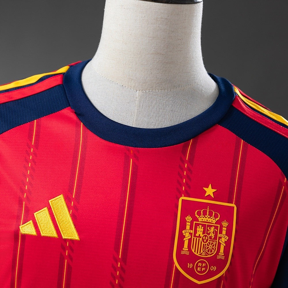 Men’s Spain 2026 Home Long Sleeve Jersey S-4XL