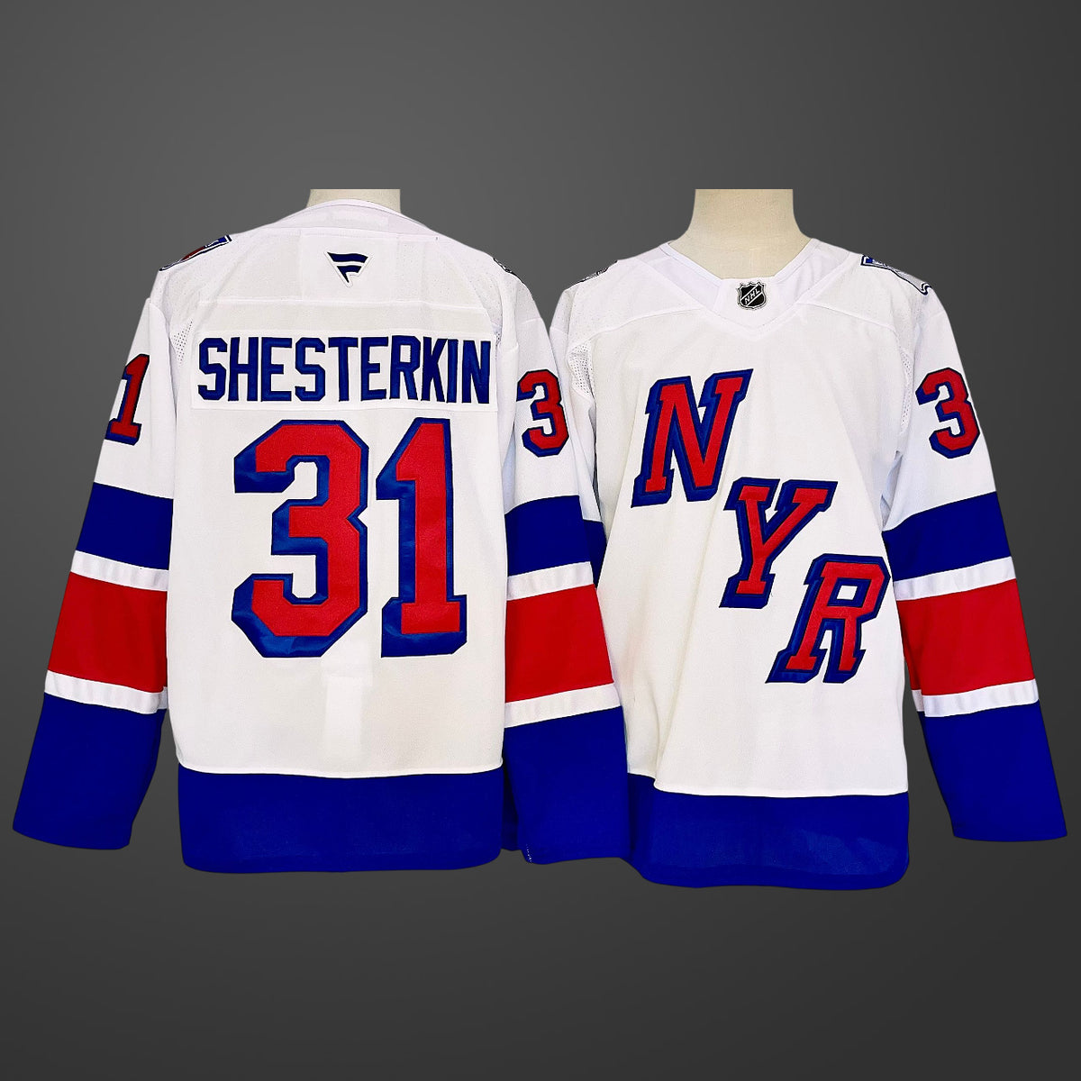 #31 Igor Shesterkin New York Rangers Jersey