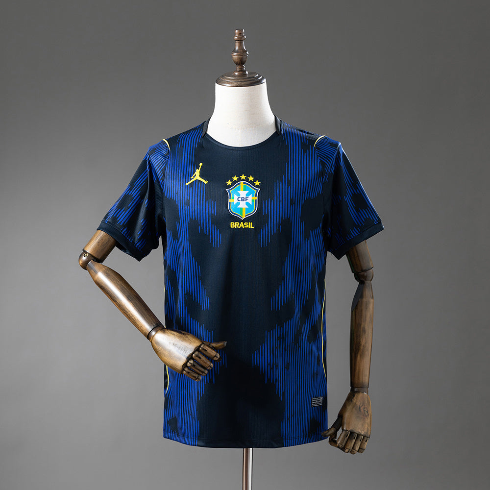 Men’s Brazil 2026 Away Fan Version Jersey S-4XL