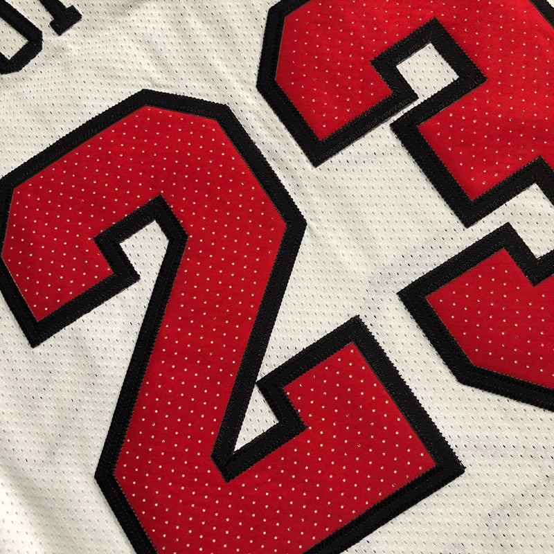 Men’s Chicago Bulls #23 Michael Jordan Player Edition White Jersey