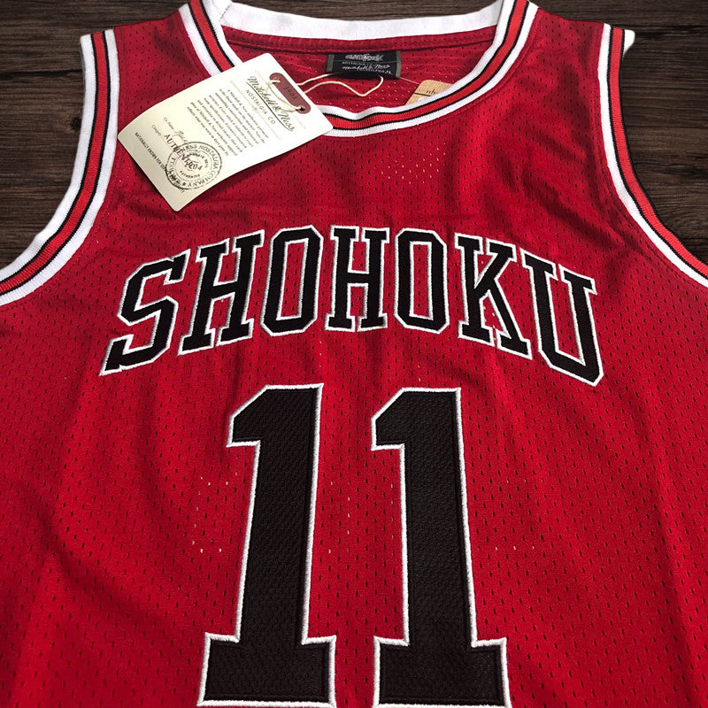 Men’s Slam Dunk 1996/97 #11 Rukawa Red Jersey