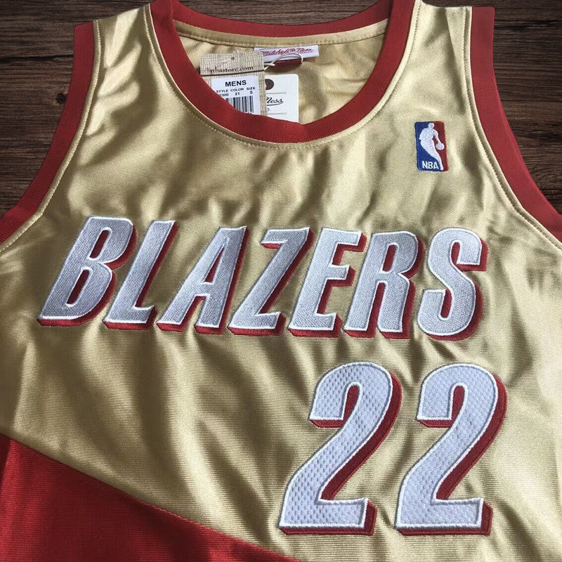 Men’s Portland Trail Blazers 1991/92 #22 Clyde Drexler Jersey