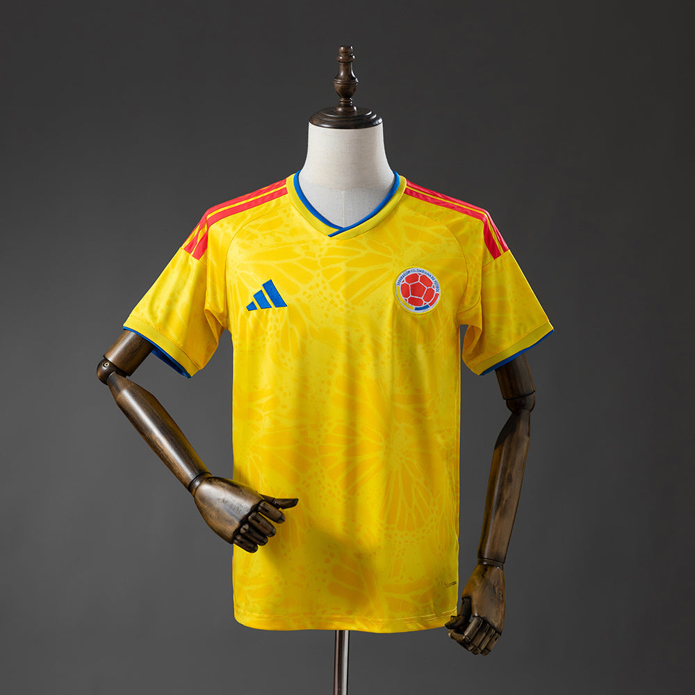 Men’s 2026 Colombia Home Fan Version Jersey S-4XL