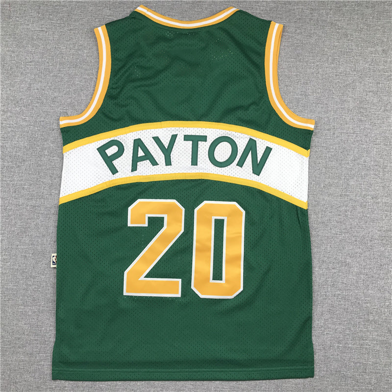 Men’s Sonics #20 Payton Stitched Jersey