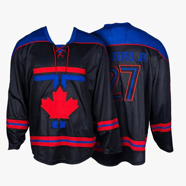 Custom Men/Women/Youth Blue Jays City Connect Stitched Hockey Jersey