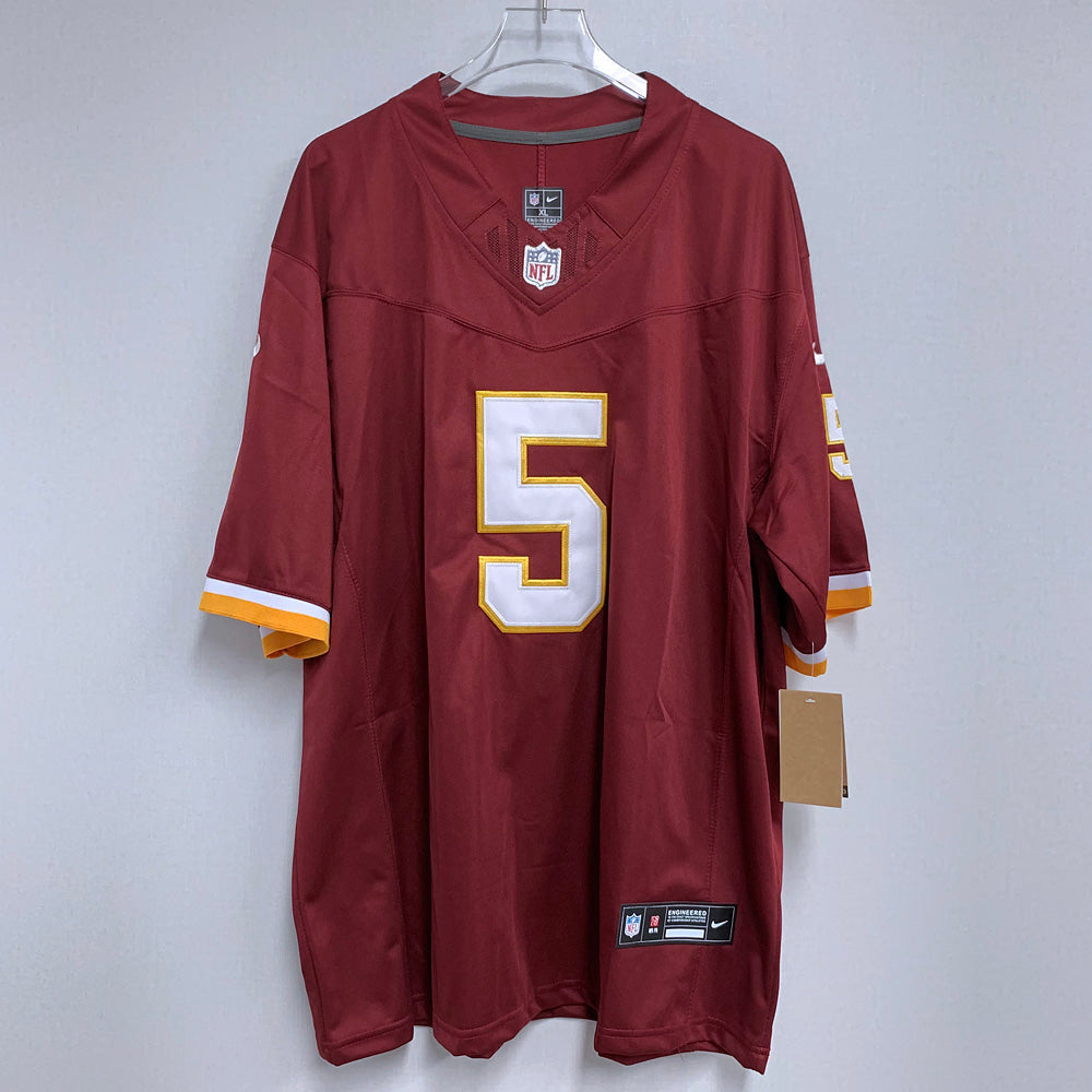 Mens Washington Commanders #5 Jayden Daniels Nike 2026 Burgundy Vapor F.U.S.E.Limited Jersey