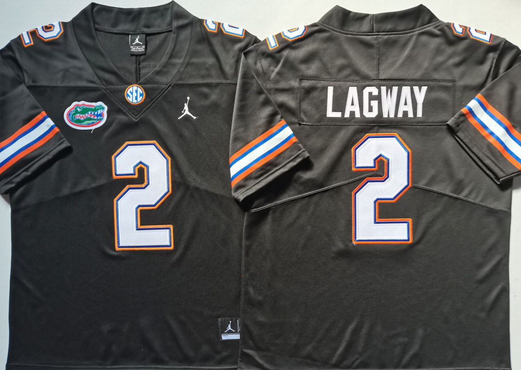 Florida Gators Black #2 LAGWAY Stitched Jersey