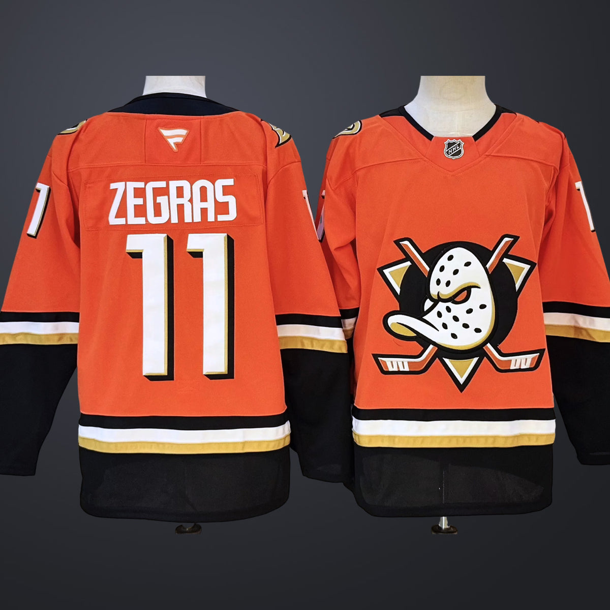 Men’s #11 Trevor Zegras Anaheim Ducks Jersey
