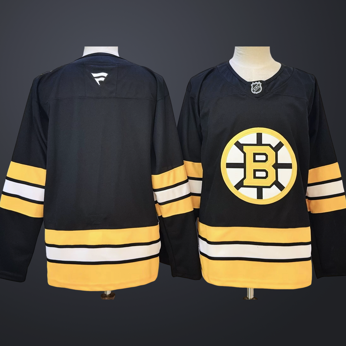 Men’s Boston Bruins Blank Black 2025 Home Stitched Hockey Jersey