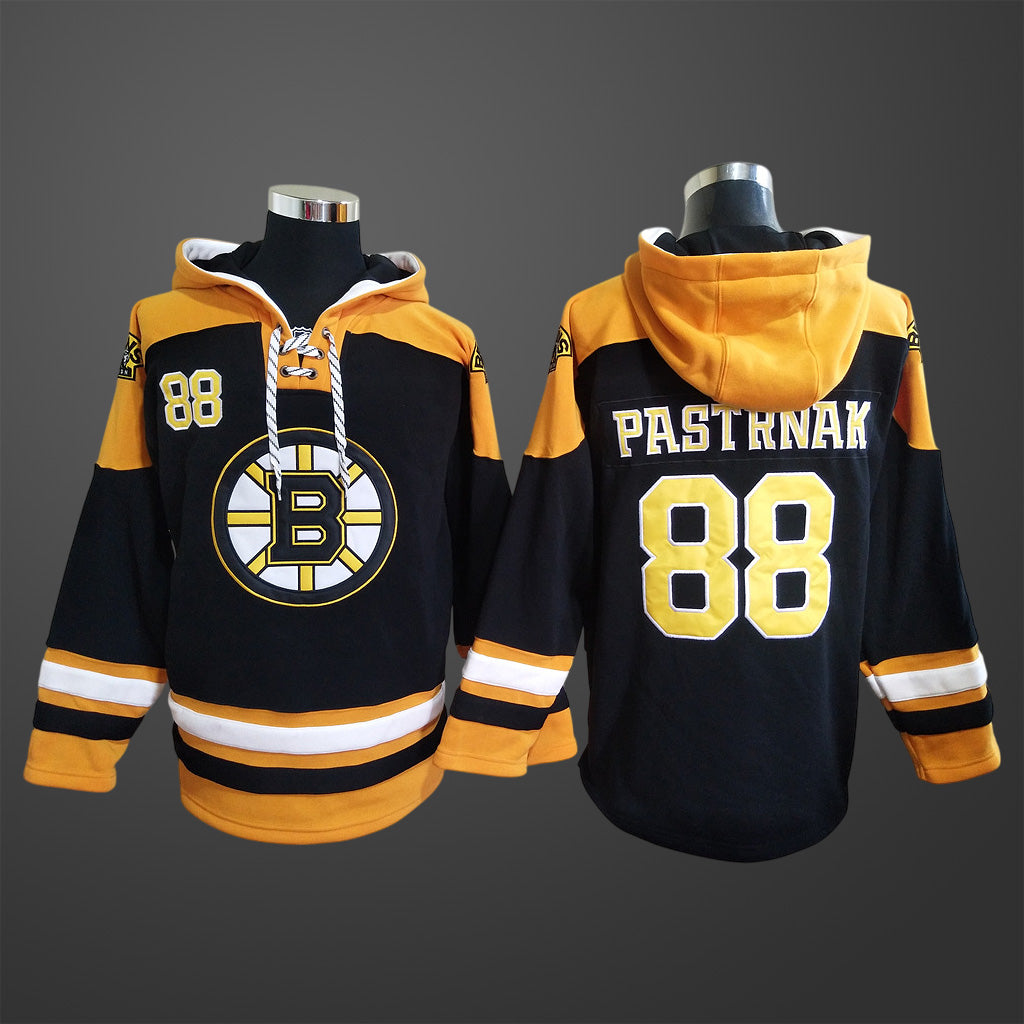 Men’s Boston Bruins David Pastrnak #88 Stitched Hoodie