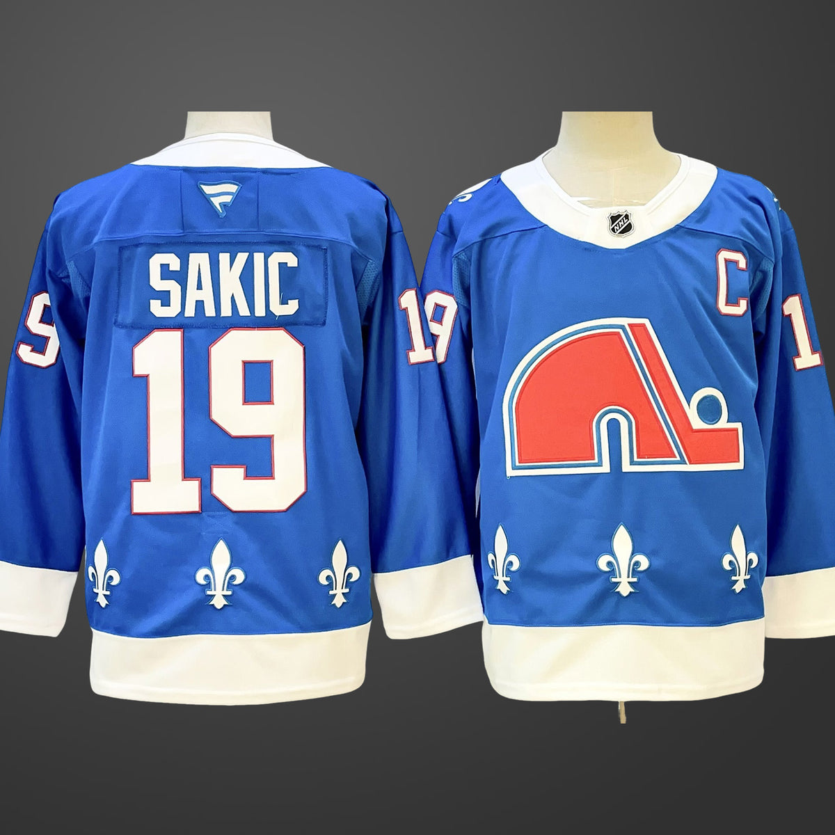 Men’s Colorado Avalanche #19 SAKIC Blue 2025-26 With C Patch Alternate Stitched Jersey