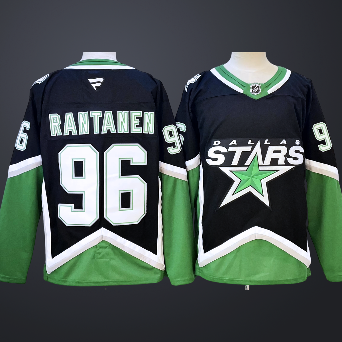 Men’s Dallas Stars #96 Mikko Rantanen Black 202526 Alternate Stitched Hockey Jersey