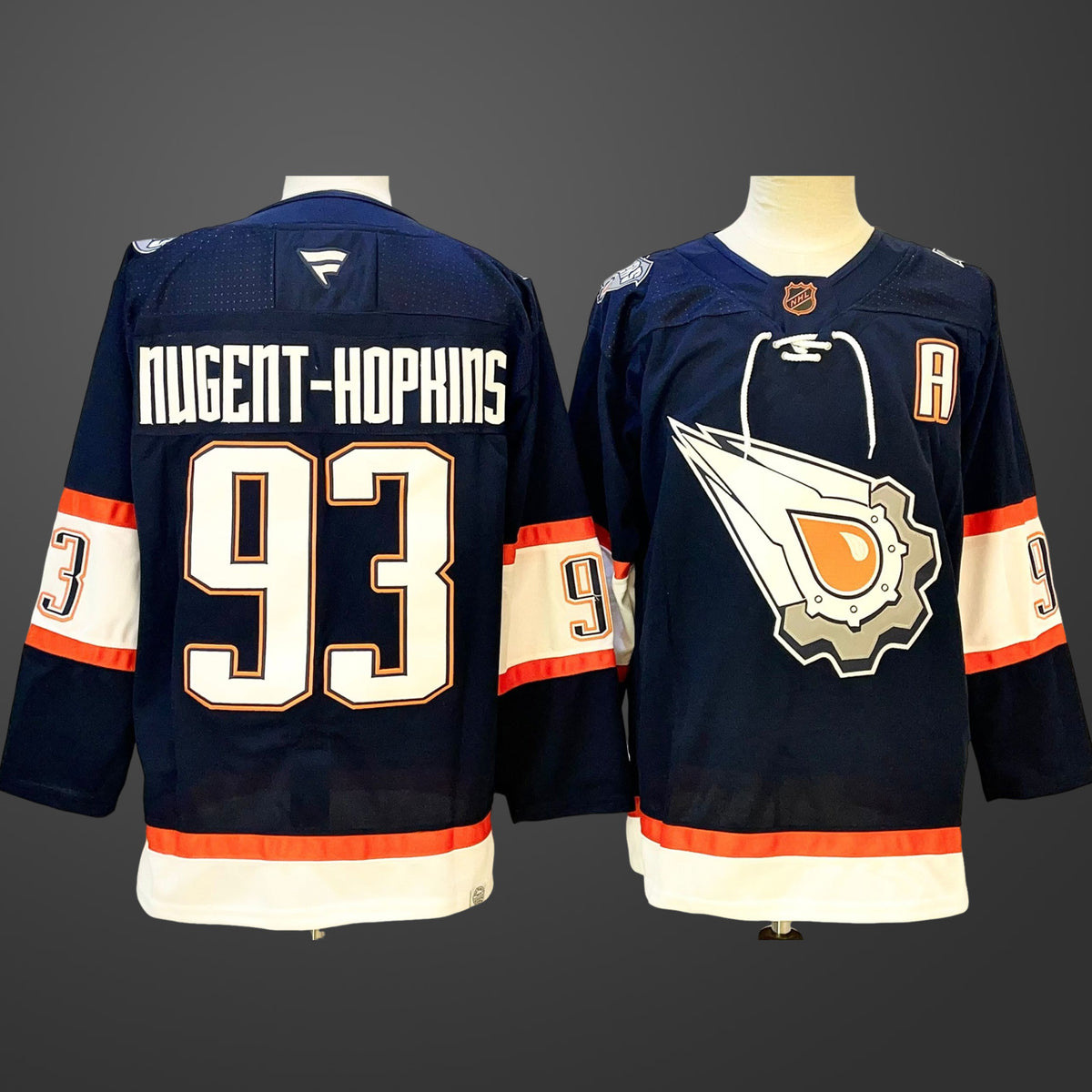 Men’s Edmonton Oilers #93 Ryan Nugent Hopkins Jersey