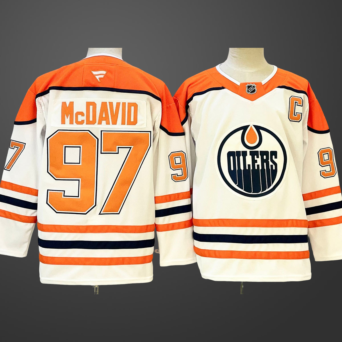 Men’s Edmonton Oilers #97 Connor McDavid Stitched NHL Jersey