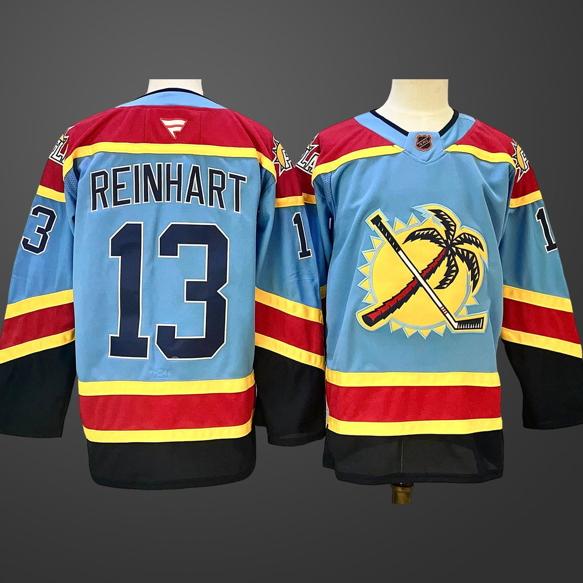Men’s Florida Panthers #13 SAM REINHART NHL Stitched