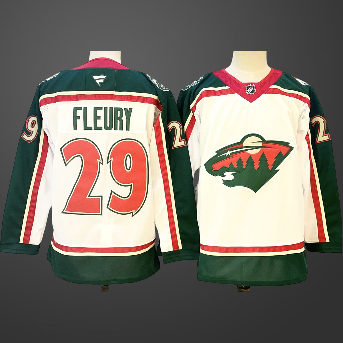 Men’s Minnesota Wild #29 Marc-Andre Fleury White Jersey