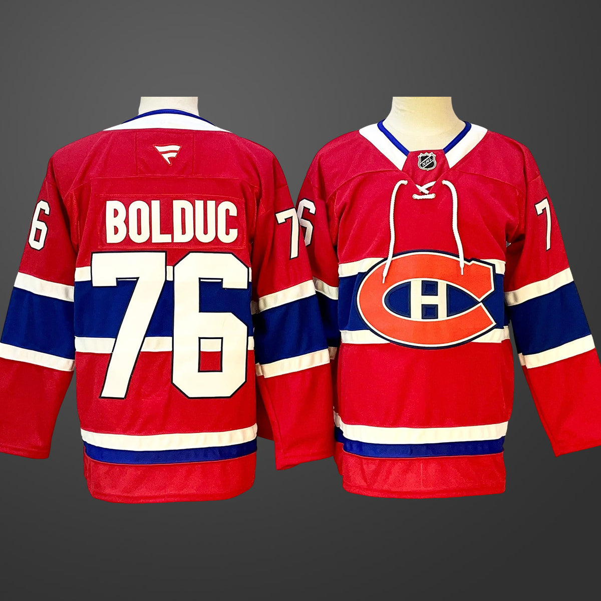 Men’s Montreal Canadiens #76 Zack Bolduc Red 2024-25 Stitched Jersey