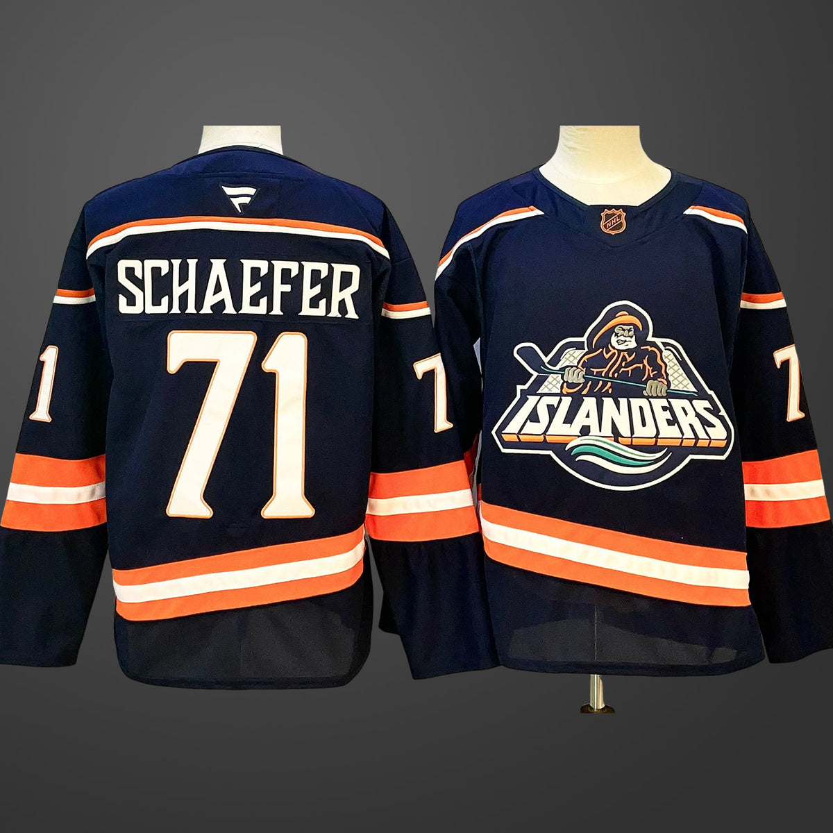 Men’s New York Islanders #71 Matthew Schaefer Navy 2024-25 Stitched Hockey Jersey