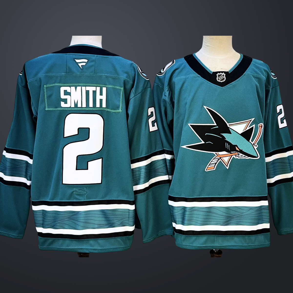 Men’s San Jose Sharks #2 Will Smith Blue Alternate Stitched Hockey Jersey