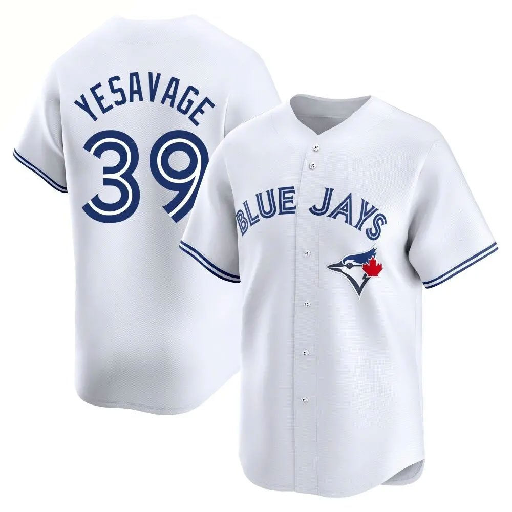 Men’s Toronto Blue Jays Trey Yesavage #39 White Home Jersey