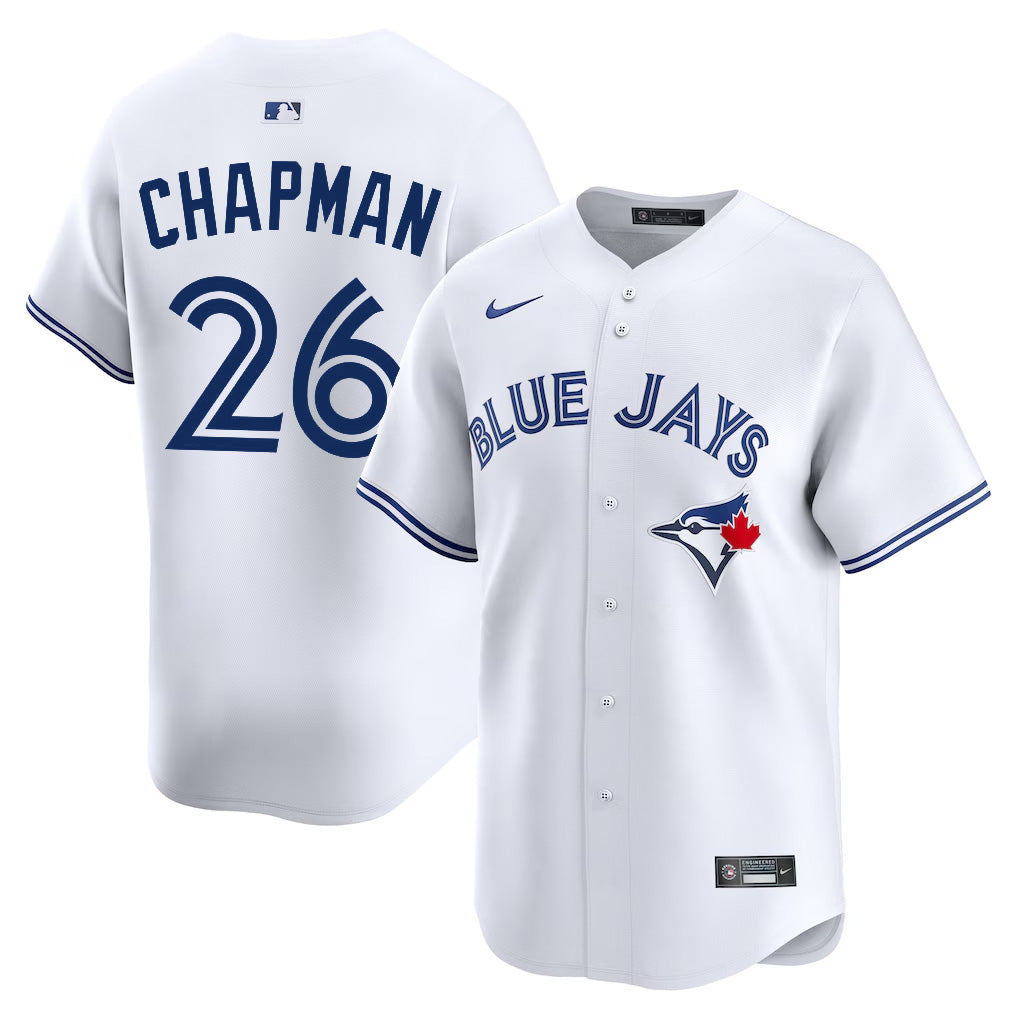 Men’s Toronto Blue Jays Matt Chapman #26 White Jersey
