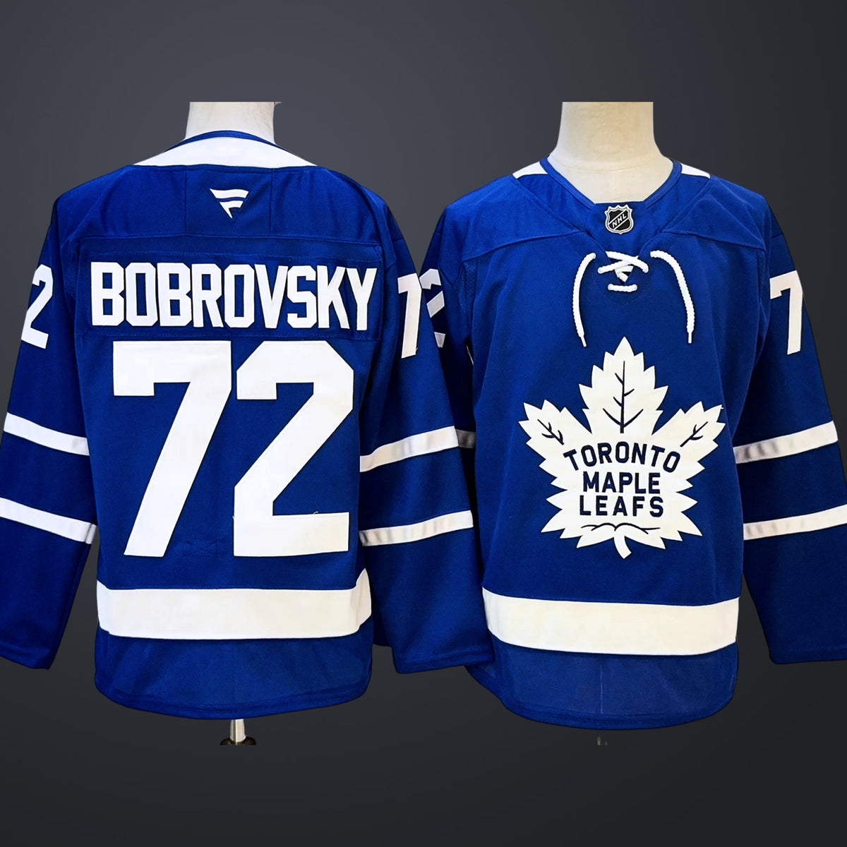 Men’s Toronto Maple Leafs #72 Sergei Bobrovsky Home Stitched Jersey