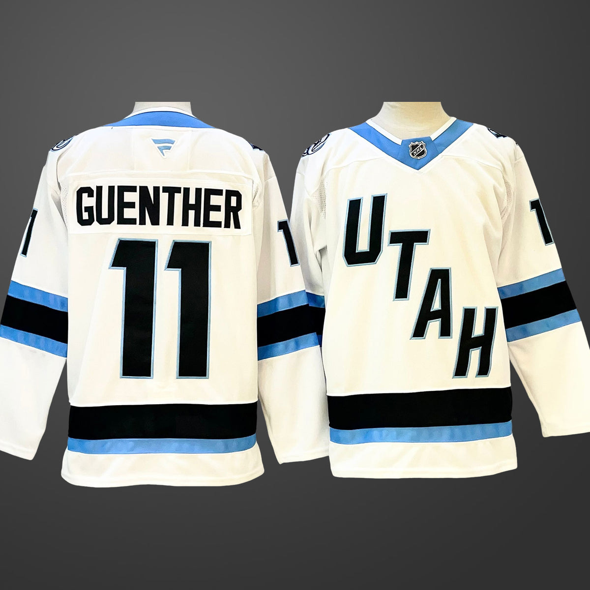 Men’s Utah Mammoth #11 Dylan Guenther White Stitched Jersey