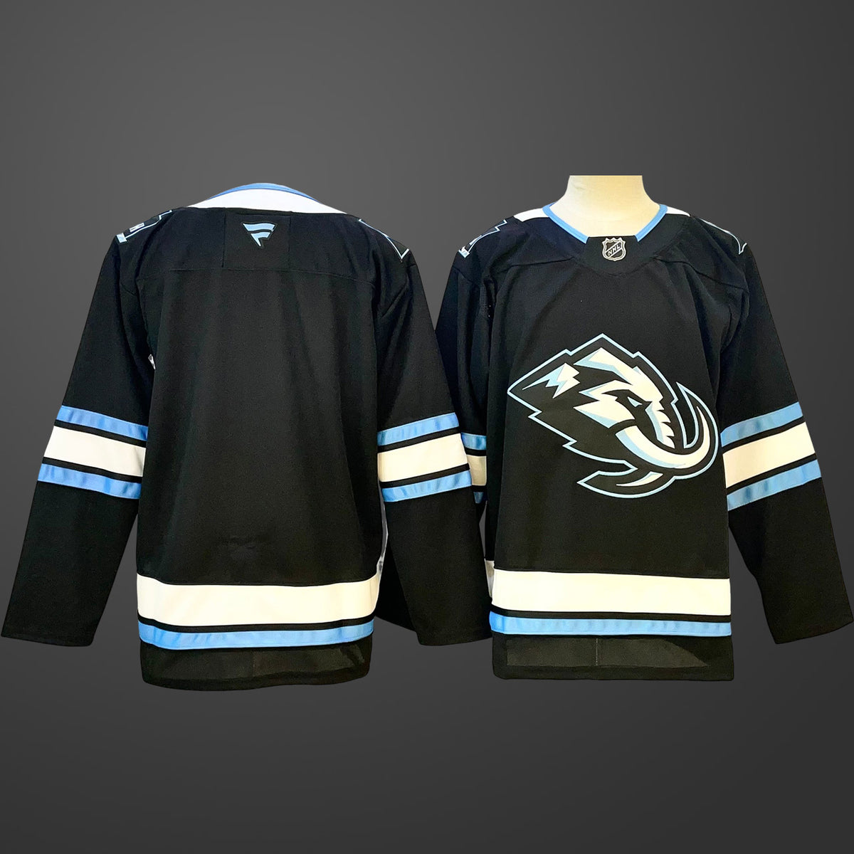 Men’s Utah Mammoth Blank Home Jersey – Black