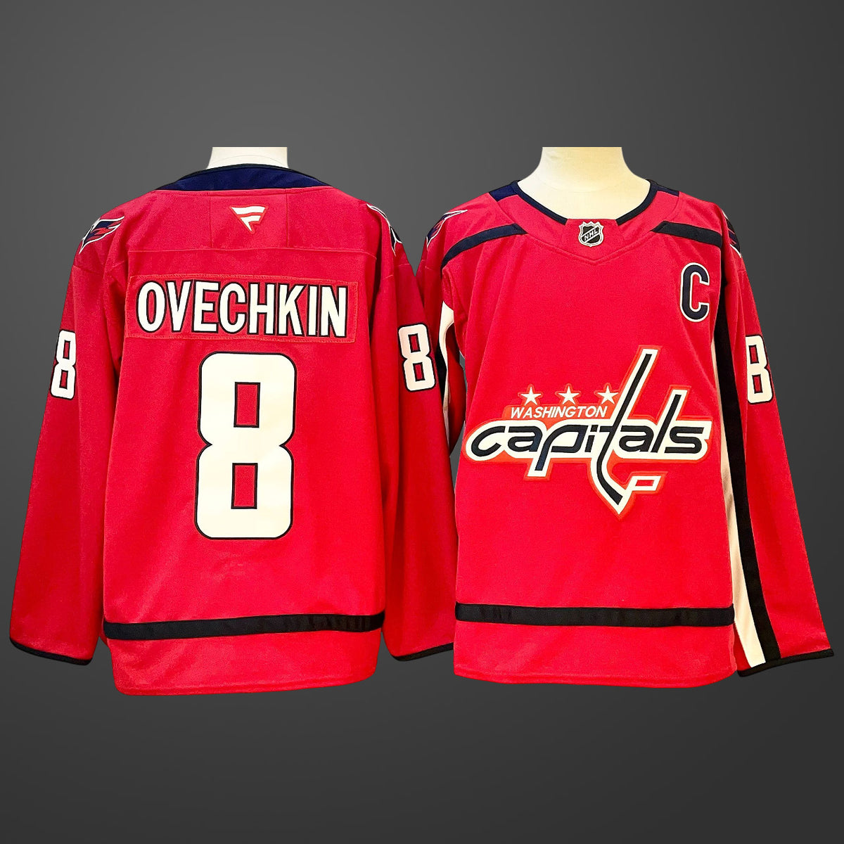 Men’s Washington Capitals Alexander Ovechkin #8 Red Jersey