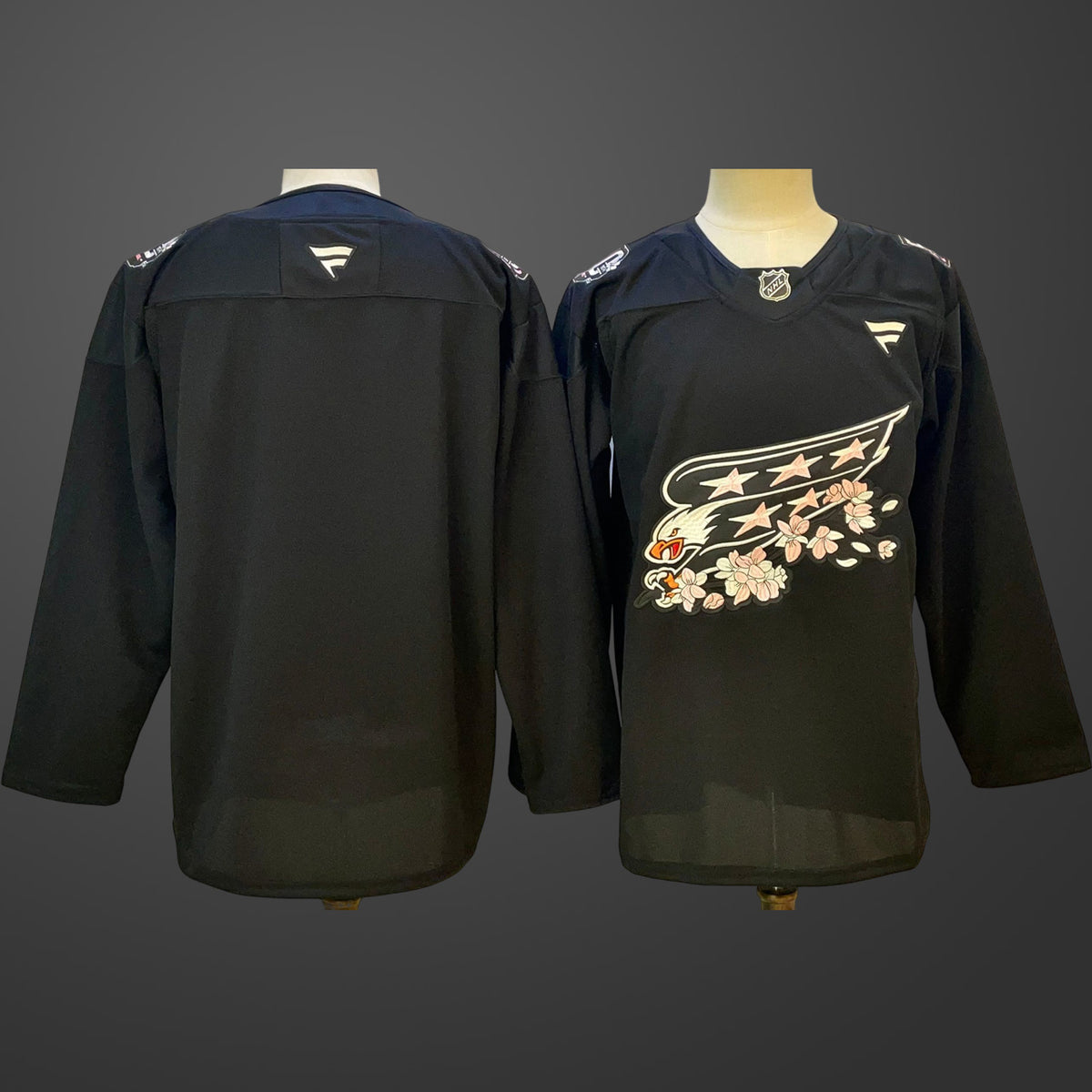 Men’s Washington Capitals Blank Black Jersey
