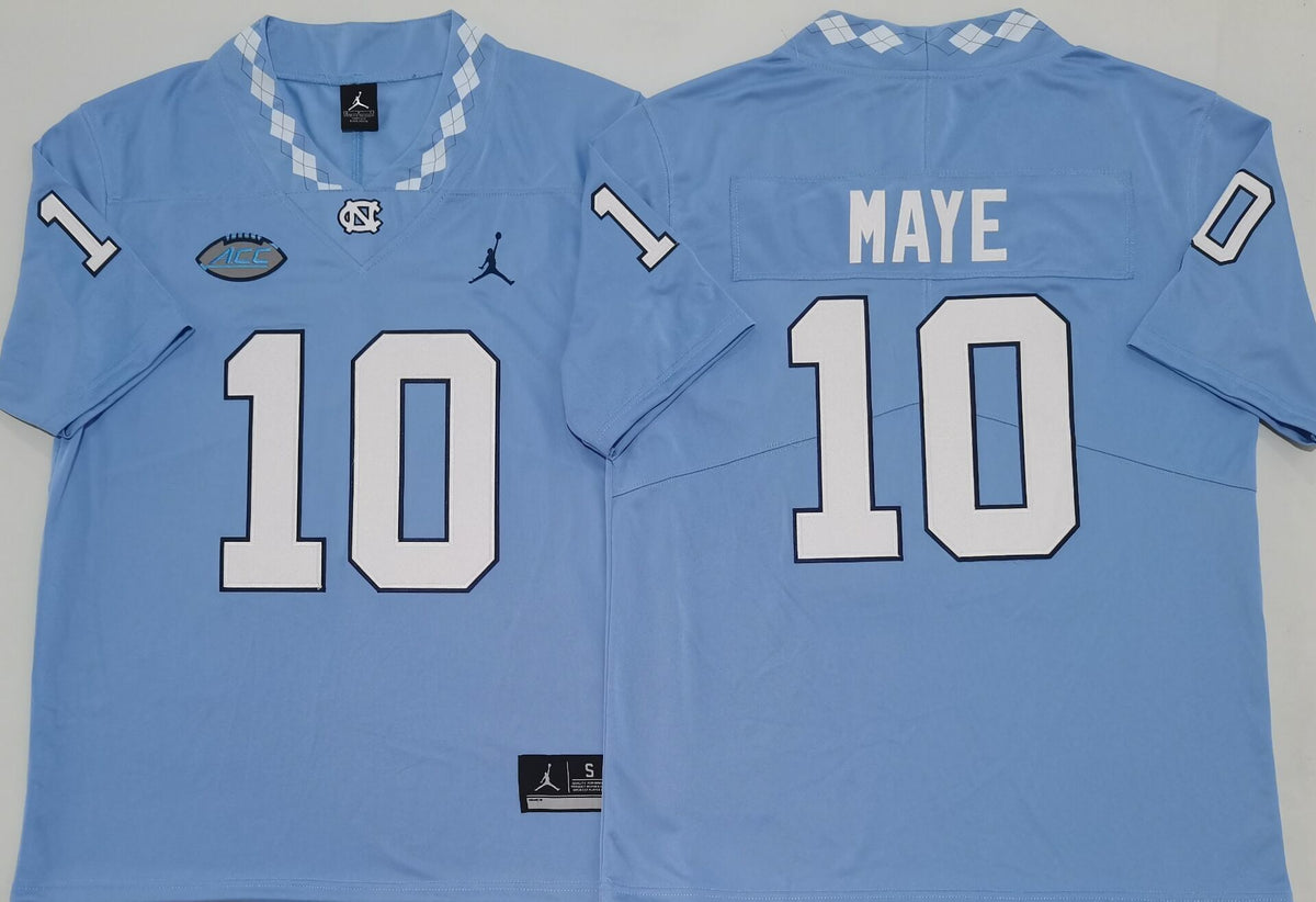 North Carolina Tar Heels Blue #10 MAYE Stitched Jersey