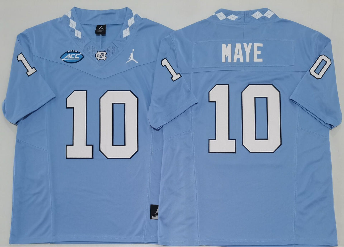 North Carolina Tar Heels Blue #10 MAYE Stitched Jersey