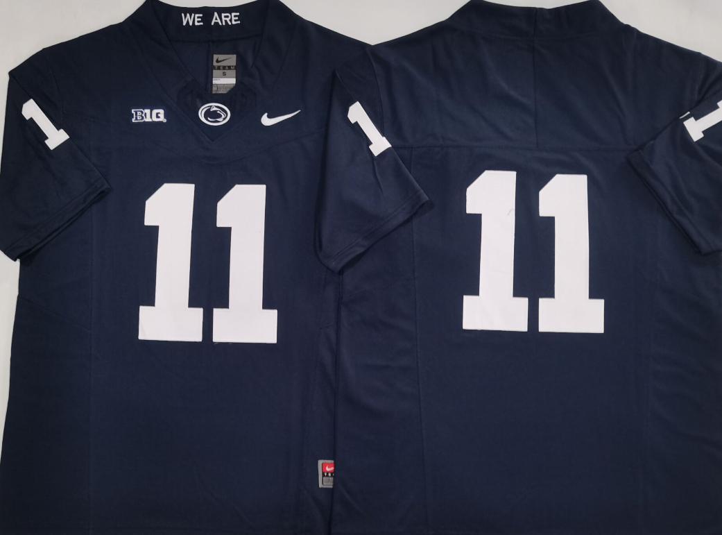 Penn State Nittany Lions Blue #11 Stitched Jersey