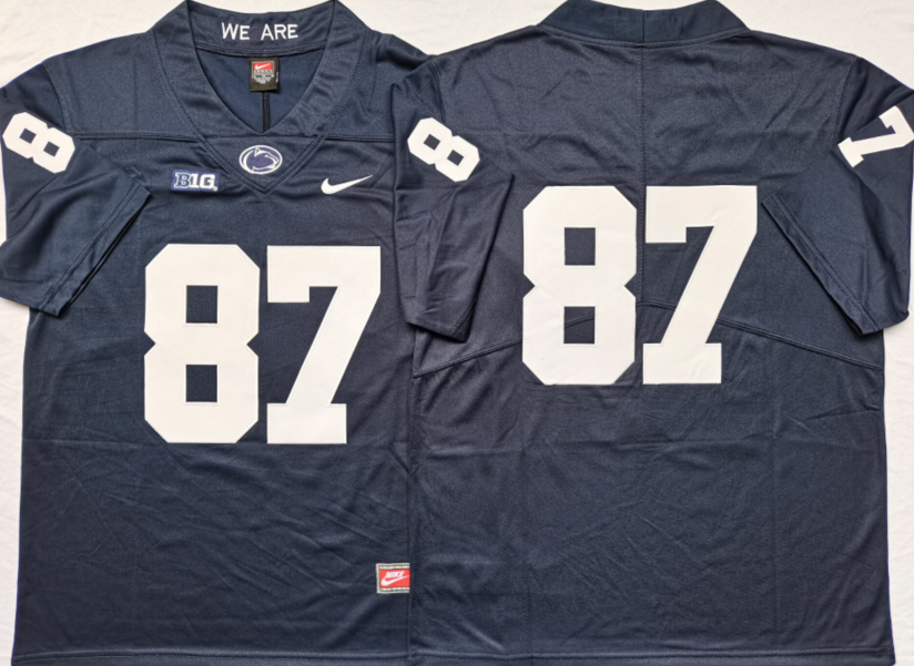 Penn State Nittany Lions Blue #87 Stitched Jersey