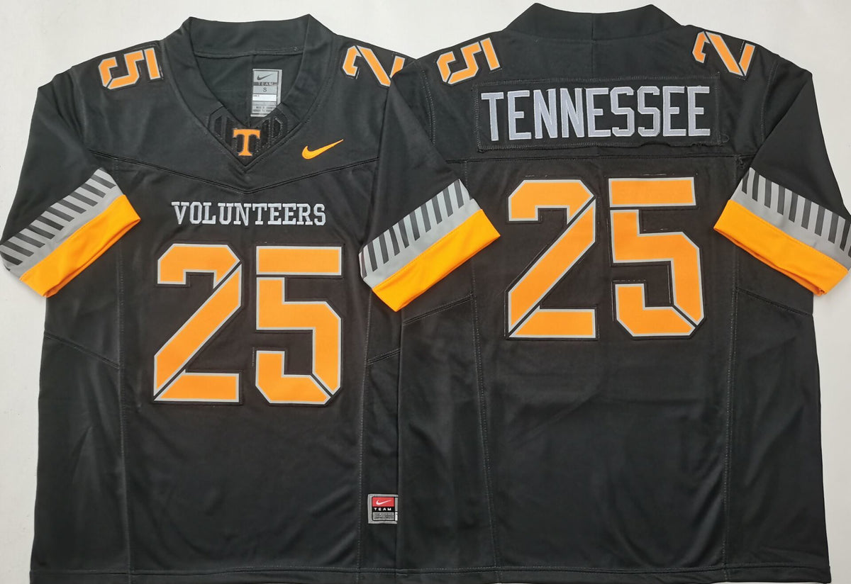 Tennessee Volunteers GRAY #25 TENNESSEE Stitched Jersey